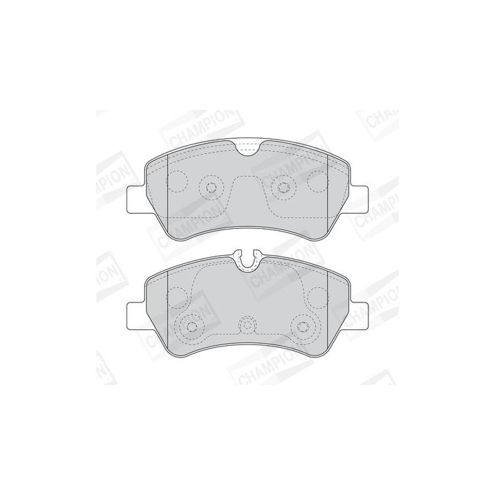 Stabdžių trinkelių rinkinys, diskinis stabdys CHAMPION 573835CH
