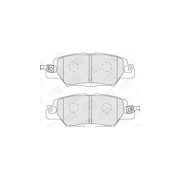 Stabdžių trinkelių rinkinys, diskinis stabdys CHAMPION 573858CH