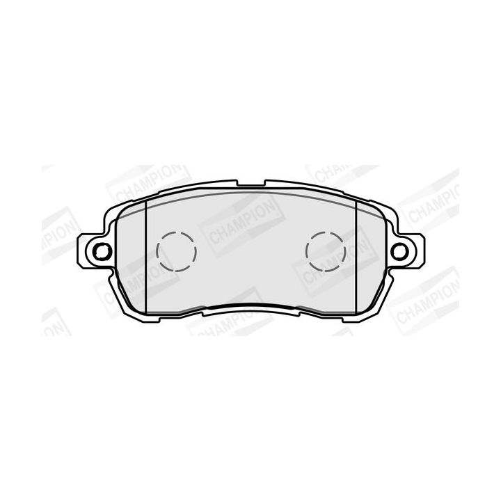 Stabdžių trinkelių rinkinys, diskinis stabdys CHAMPION 573885CH