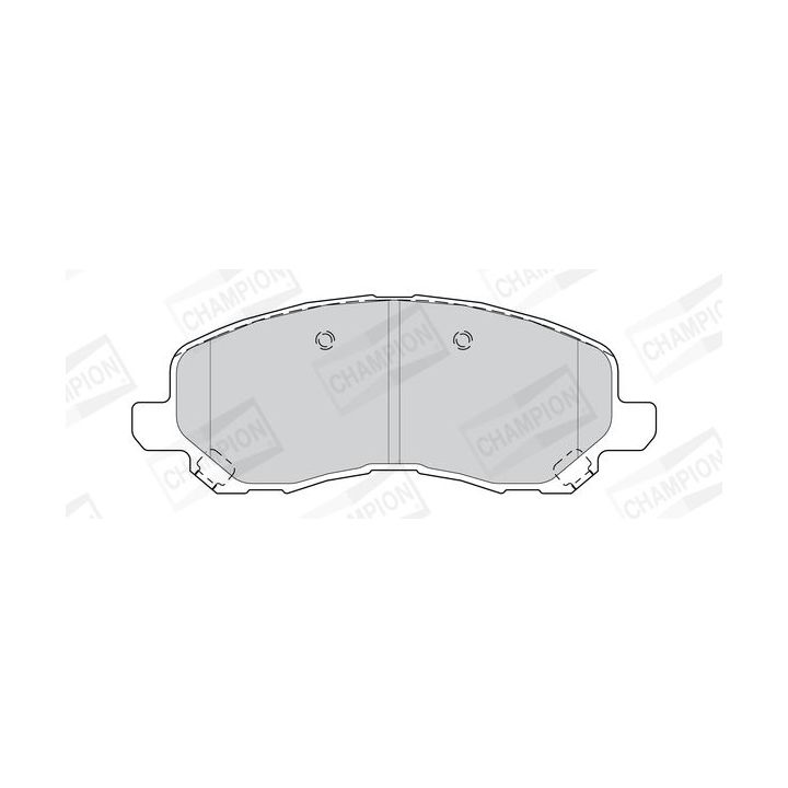 Stabdžių trinkelių rinkinys, diskinis stabdys CHAMPION 574082CH