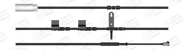 įspėjimo kontaktas, stabdžių trinkelių susidėvėjimas CHAMPION WWI365