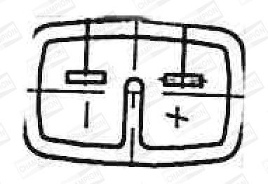 Ritė, uždegimas CHAMPION BAEA432