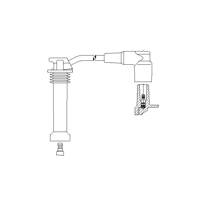 Uždegimo laidas BREMI 8A19/32