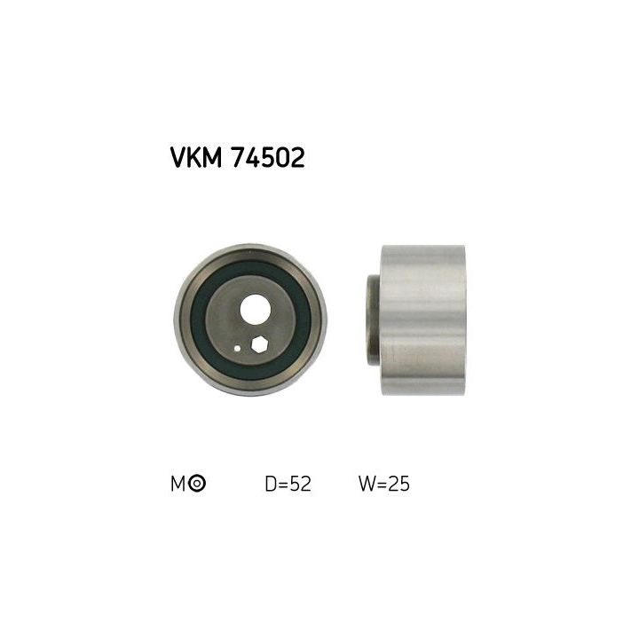 įtempiklio skriemulys, paskirstymo diržas SKF VKM 74502