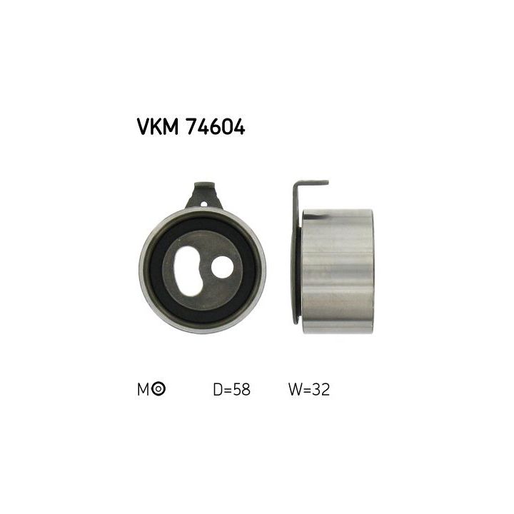 įtempiklio skriemulys, paskirstymo diržas SKF VKM 74604