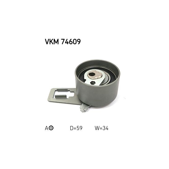 įtempiklio skriemulys, paskirstymo diržas SKF VKM 74609