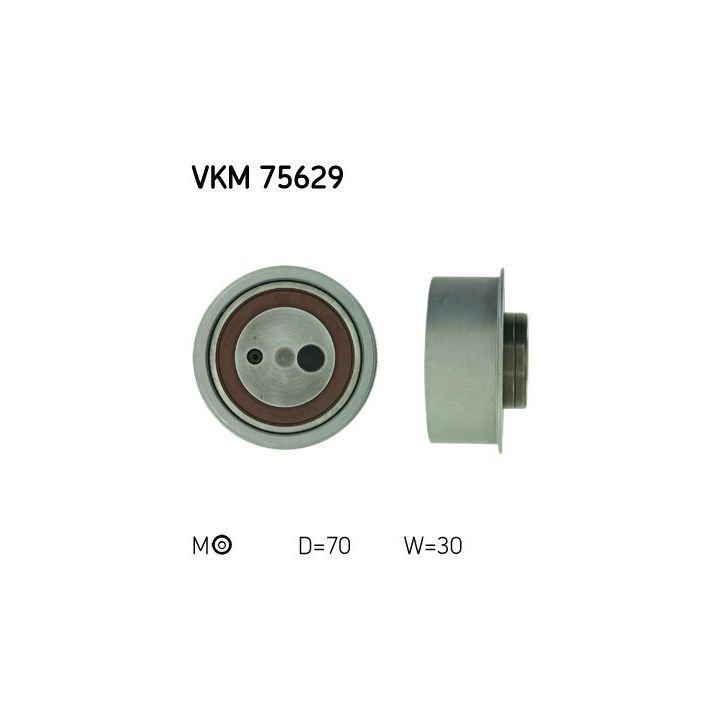 įtempiklio skriemulys, paskirstymo diržas SKF VKM 75629