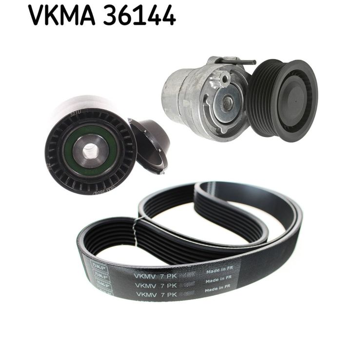 V formos rumbuotas diržas, komplektas SKF VKMA 36144