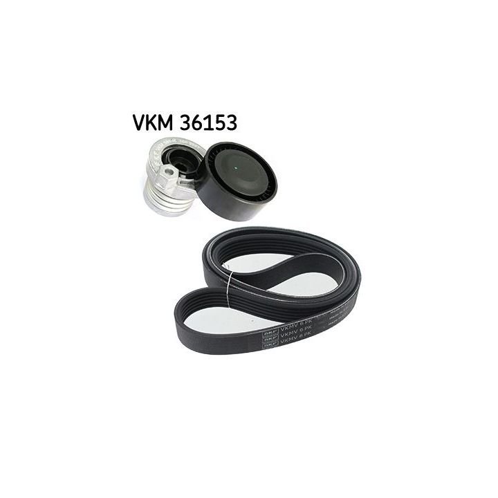 V formos rumbuotas diržas, komplektas SKF VKMA 36153