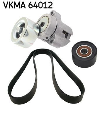 V formos rumbuotas diržas, komplektas SKF VKMA 64012