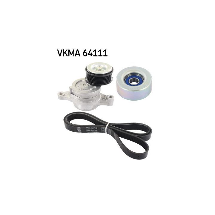 V formos rumbuotas diržas, komplektas SKF VKMA 64111