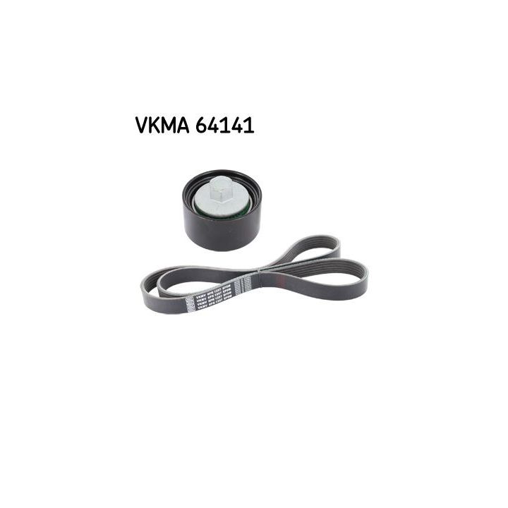 V formos rumbuotas diržas, komplektas SKF VKMA 64141