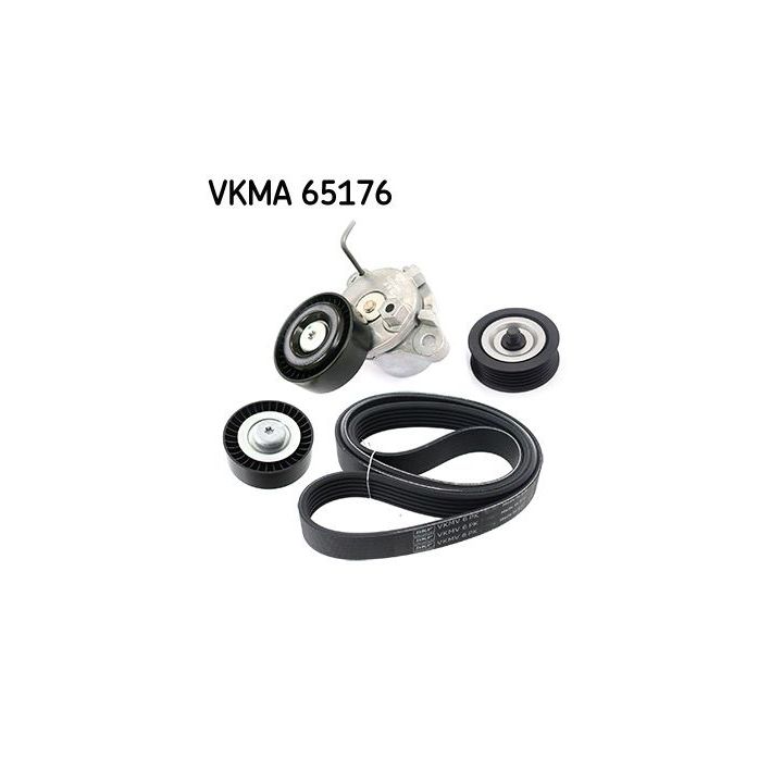 V formos rumbuotas diržas, komplektas SKF VKMA 65176