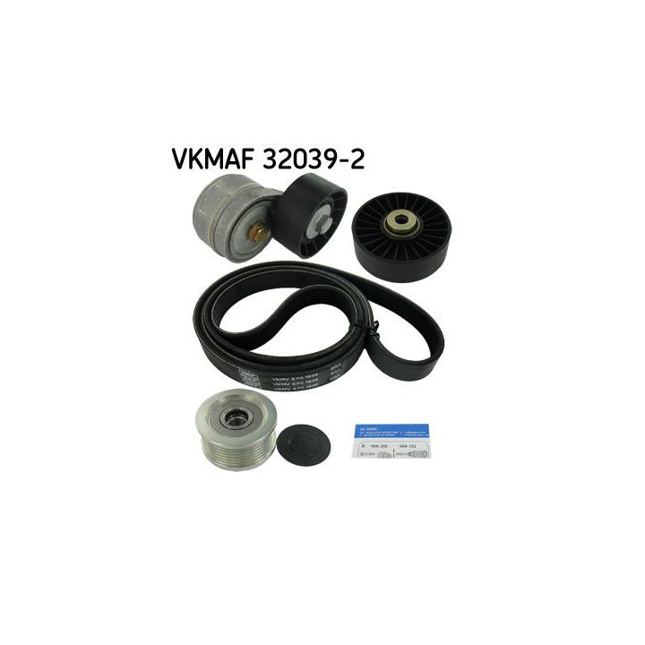 V formos rumbuotas diržas, komplektas SKF VKMAF 32039-2