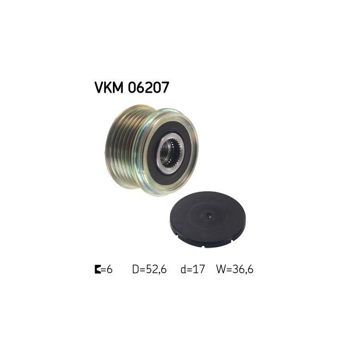 Laisvos eigos sankaba, kint. sr. generatorius SKF VKM 06207