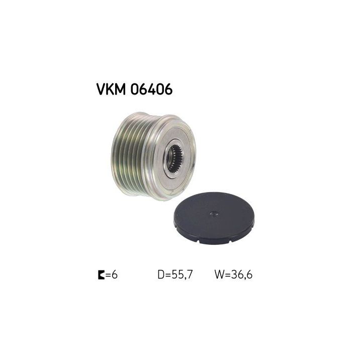 Laisvos eigos sankaba, kint. sr. generatorius SKF VKM 06406