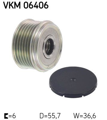 Laisvos eigos sankaba, kint. sr. generatorius SKF VKM 06406