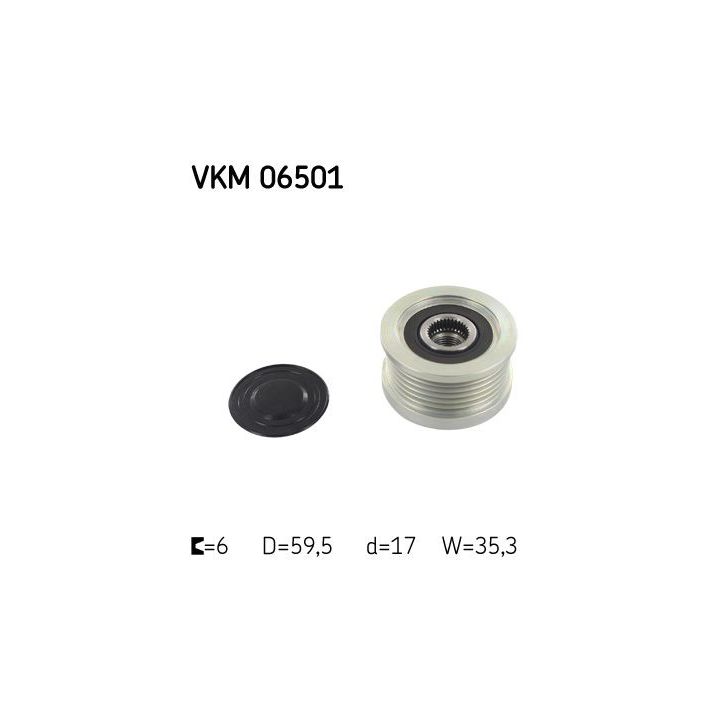 Laisvos eigos sankaba, kint. sr. generatorius SKF VKM 06501