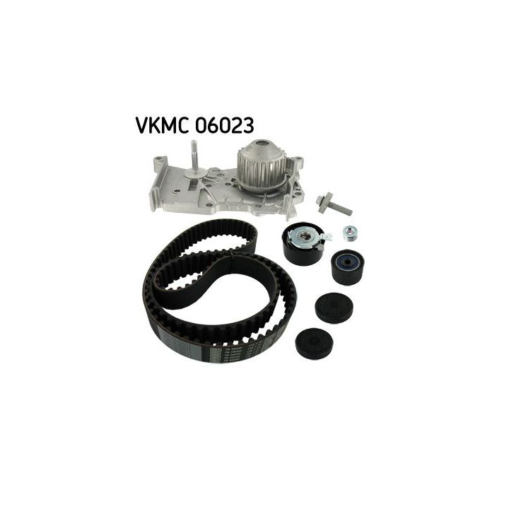 Vandens siurblio ir paskirstymo diržo komplektas SKF VKMC 06023