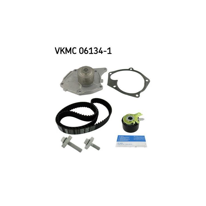 Vandens siurblio ir paskirstymo diržo komplektas SKF VKMC 06134-1