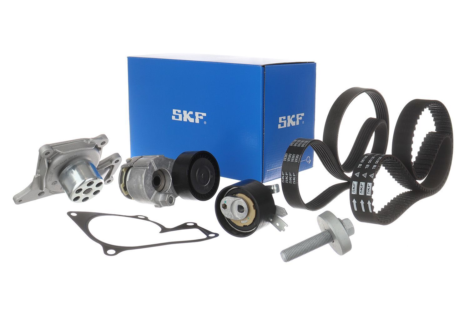 Vandens siurblio ir paskirstymo diržo komplektas SKF VKMC 16000