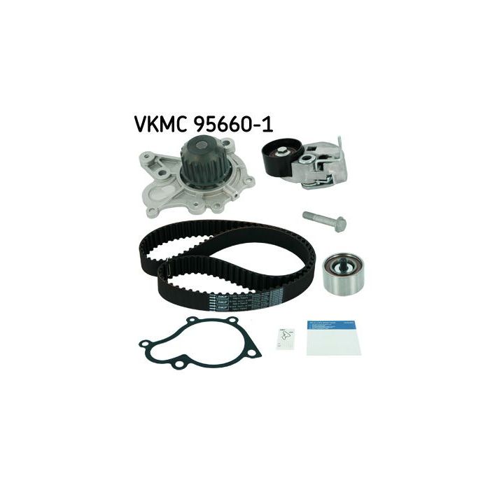 Vandens siurblio ir paskirstymo diržo komplektas SKF VKMC 95660-1
