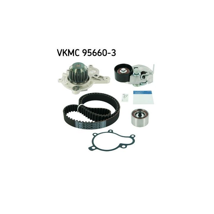 Vandens siurblio ir paskirstymo diržo komplektas SKF VKMC 95660-3