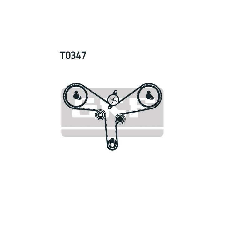 Vandens siurblio ir paskirstymo diržo komplektas SKF VKMC 95981