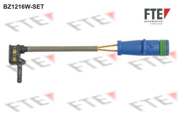 įspėjimo kontaktas, stabdžių trinkelių susidėvėjimas FTE BZ1216W-SET