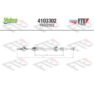 Sankabos trosas FTE 4103302
