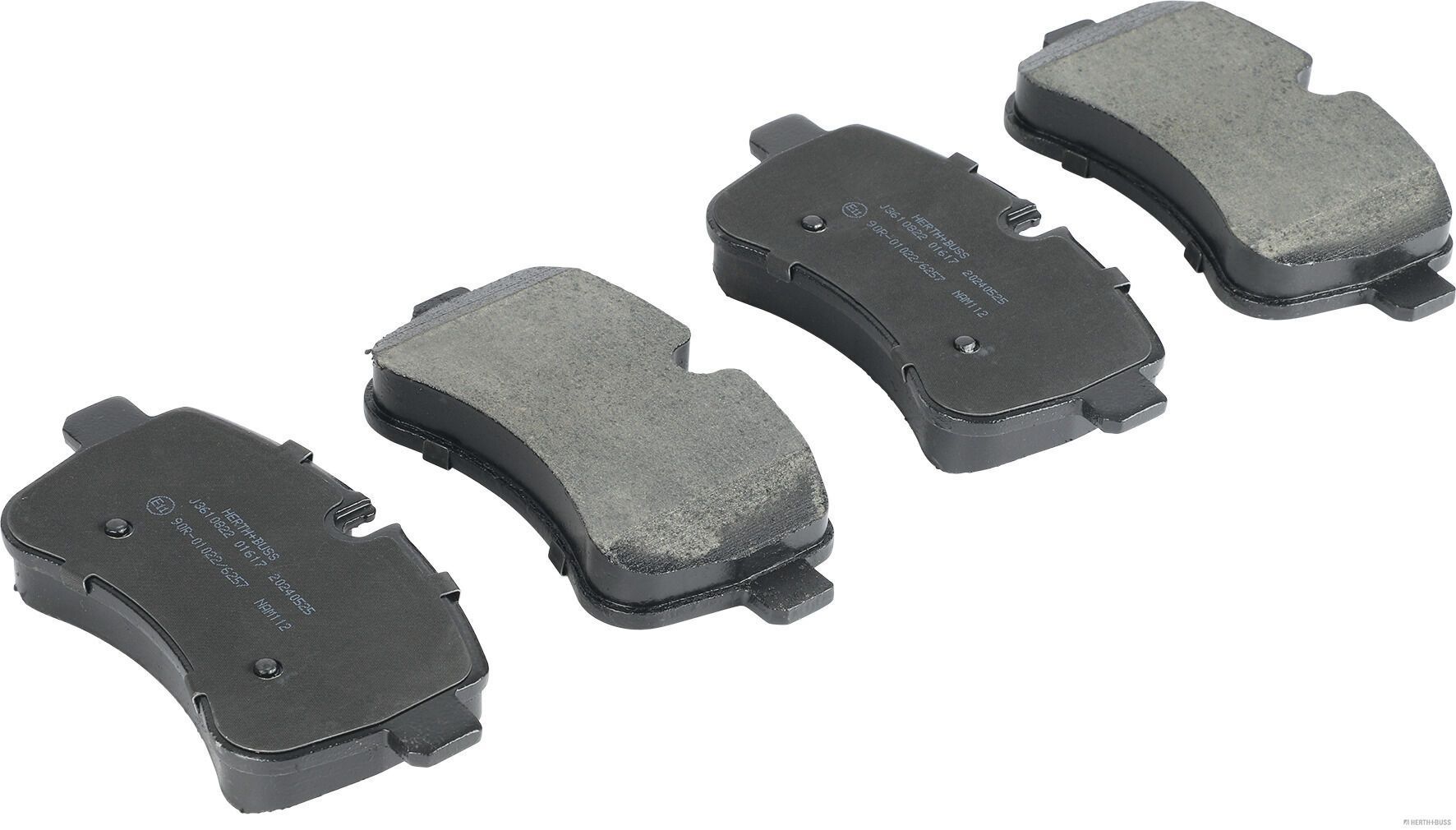 Stabdžių trinkelių rinkinys, diskinis stabdys HERTH+BUSS JAKOPARTS J3610822