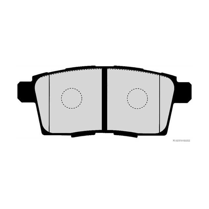 Stabdžių trinkelių rinkinys, diskinis stabdys HERTH+BUSS JAKOPARTS J3613009