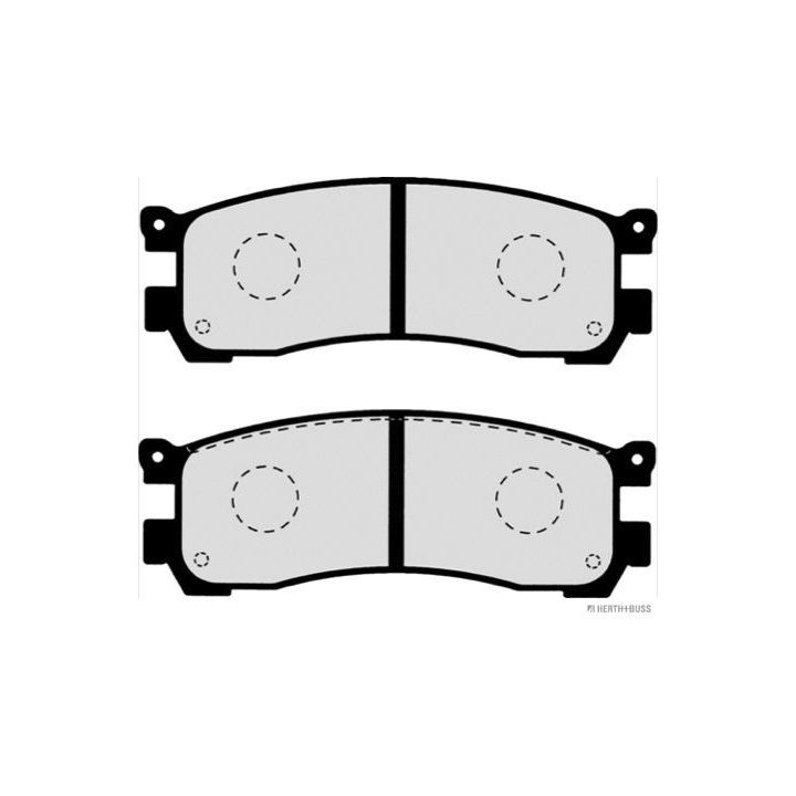Stabdžių trinkelių rinkinys, diskinis stabdys HERTH+BUSS JAKOPARTS J3613010