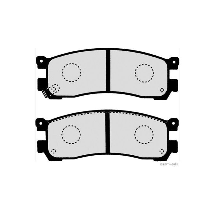 Stabdžių trinkelių rinkinys, diskinis stabdys HERTH+BUSS JAKOPARTS J3613013