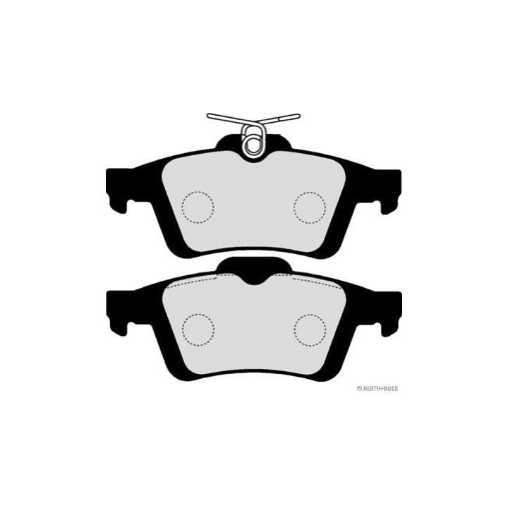Stabdžių trinkelių rinkinys, diskinis stabdys HERTH+BUSS JAKOPARTS J3613019