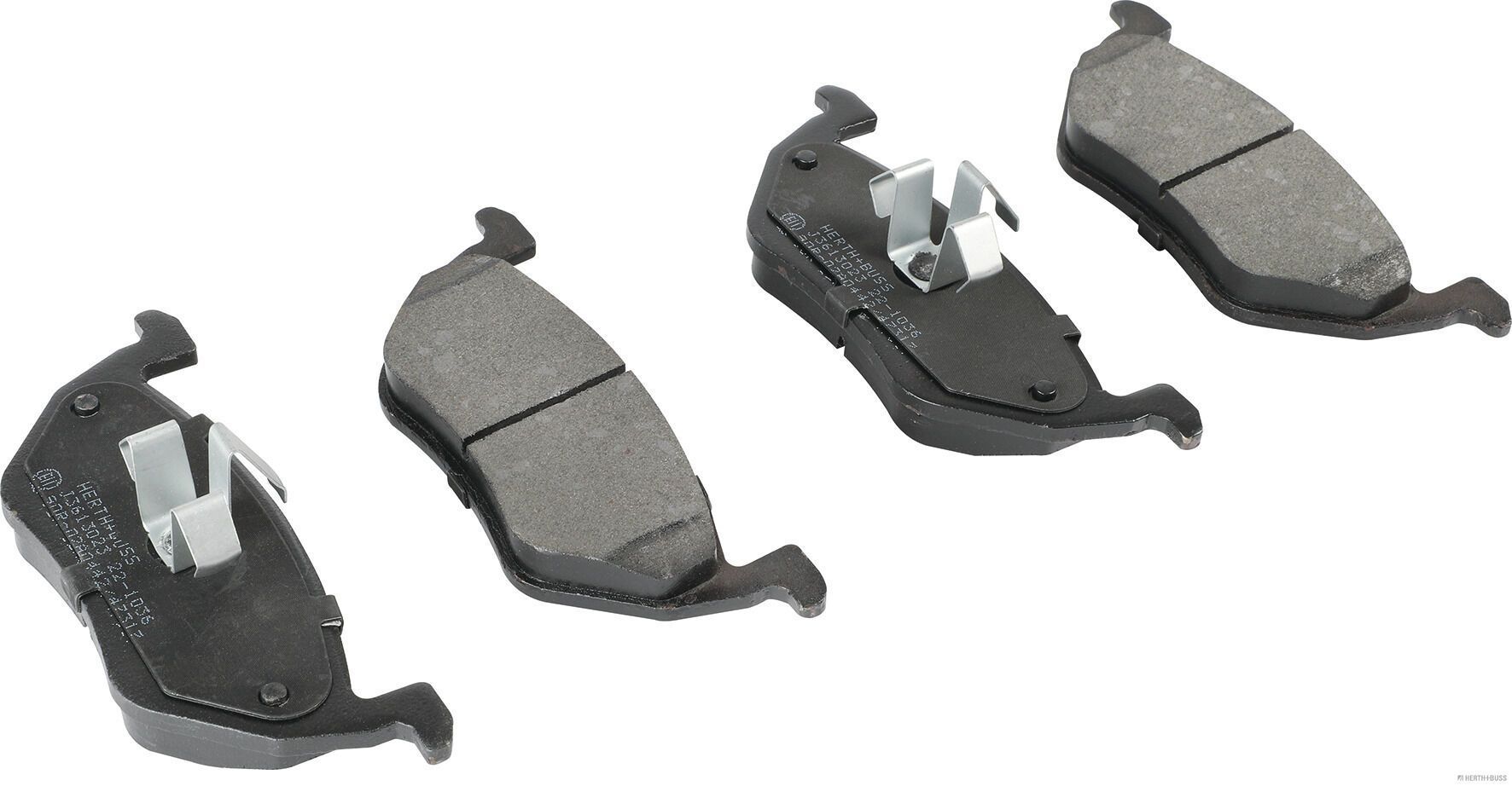 Stabdžių trinkelių rinkinys, diskinis stabdys HERTH+BUSS JAKOPARTS J3613023