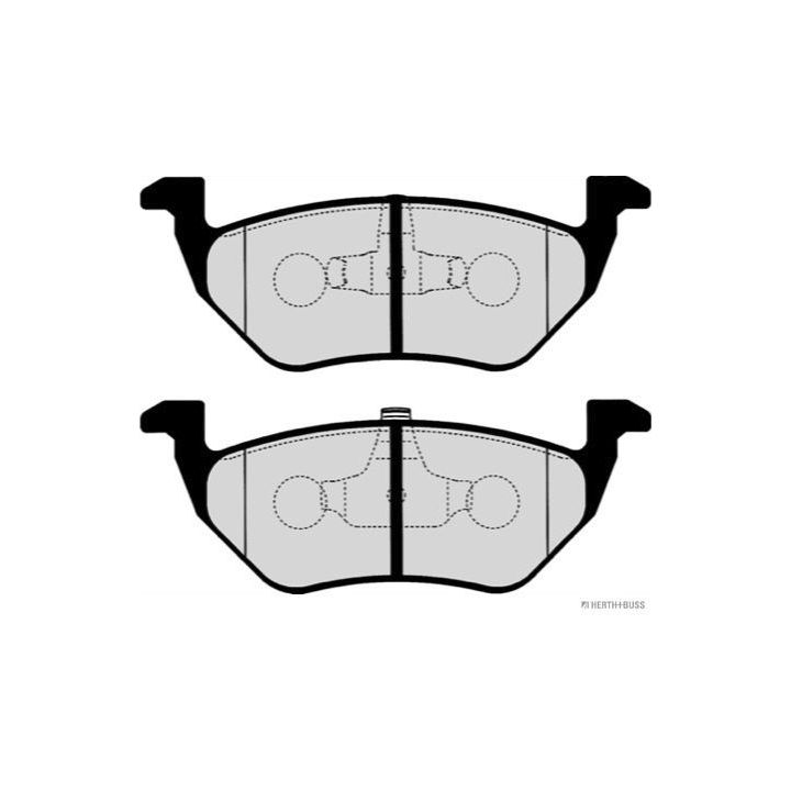 Stabdžių trinkelių rinkinys, diskinis stabdys HERTH+BUSS JAKOPARTS J3613023