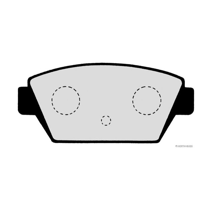 Stabdžių trinkelių rinkinys, diskinis stabdys HERTH+BUSS JAKOPARTS J3615000
