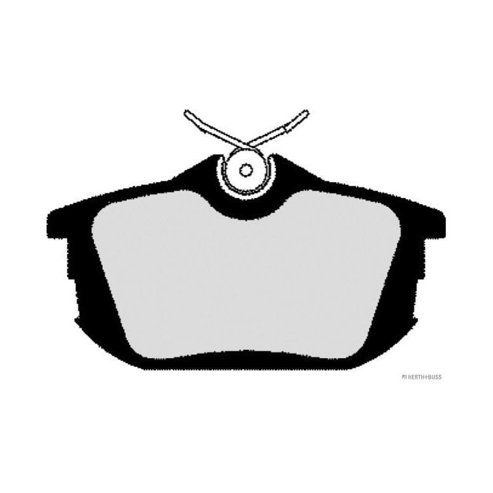 Stabdžių trinkelių rinkinys, diskinis stabdys HERTH+BUSS JAKOPARTS J3615012