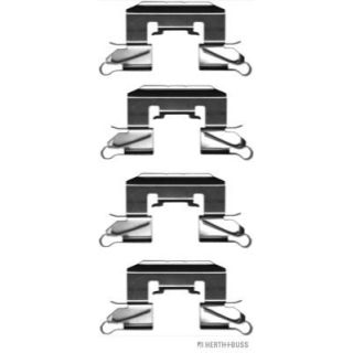 Priedų komplektas, diskinių stabdžių trinkelės HERTH+BUSS JAKOPARTS J3666005