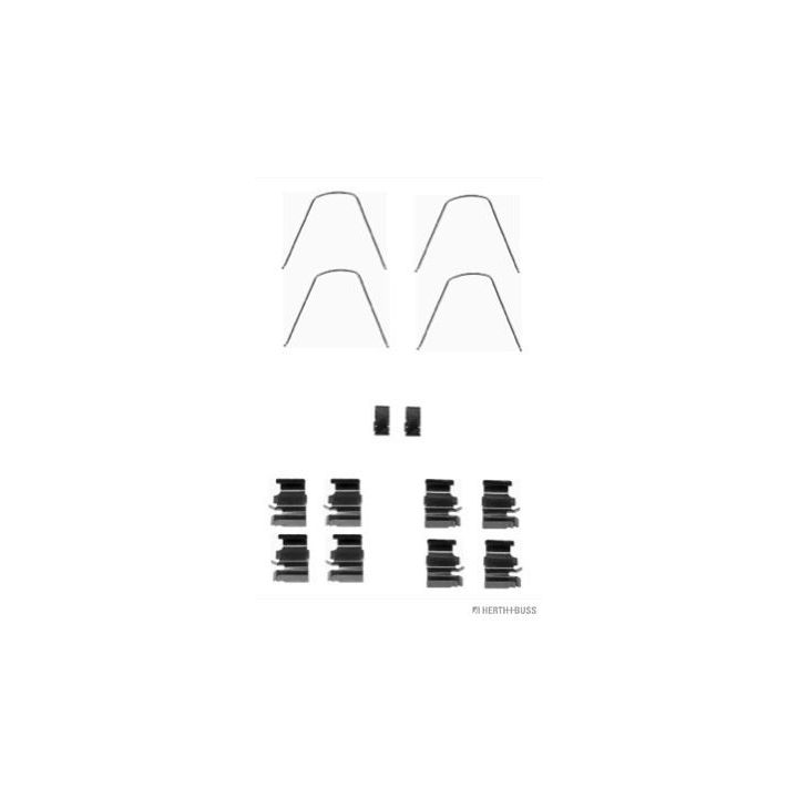 Priedų komplektas, diskinių stabdžių trinkelės HERTH+BUSS JAKOPARTS J3668006