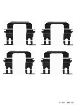 Priedų komplektas, diskinių stabdžių trinkelės HERTH+BUSS JAKOPARTS J3669001