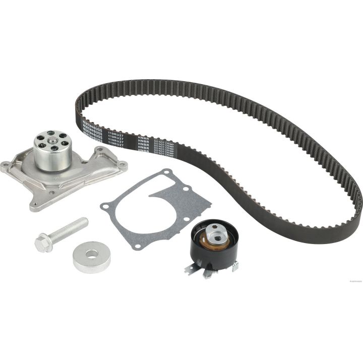Vandens siurblio ir paskirstymo diržo komplektas HERTH+BUSS JAKOPARTS J1101012
