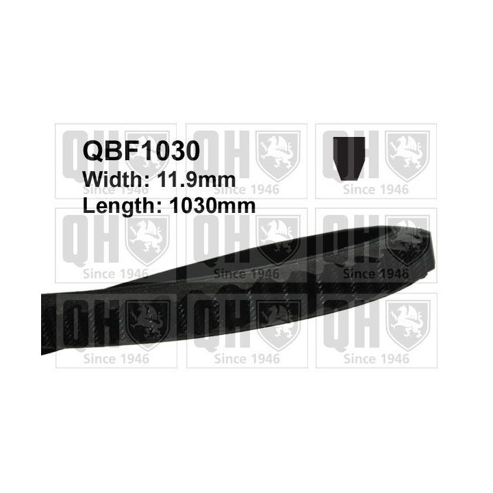 V formos diržas QUINTON HAZELL QBF1030