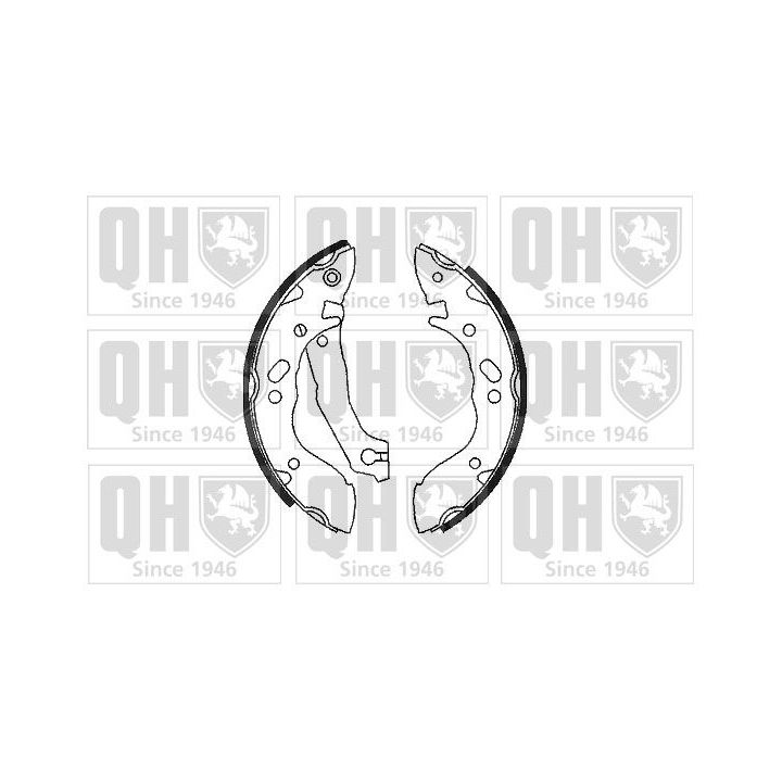 Stabdžių trinkelių komplektas QUINTON HAZELL BS923