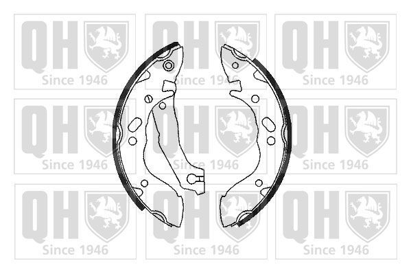 Stabdžių trinkelių komplektas QUINTON HAZELL BS923