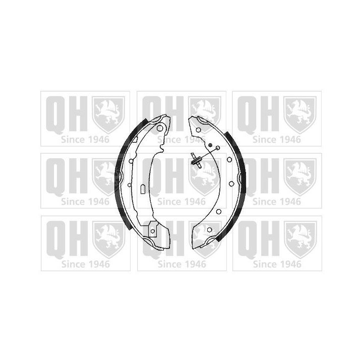 Stabdžių trinkelių komplektas QUINTON HAZELL BS927