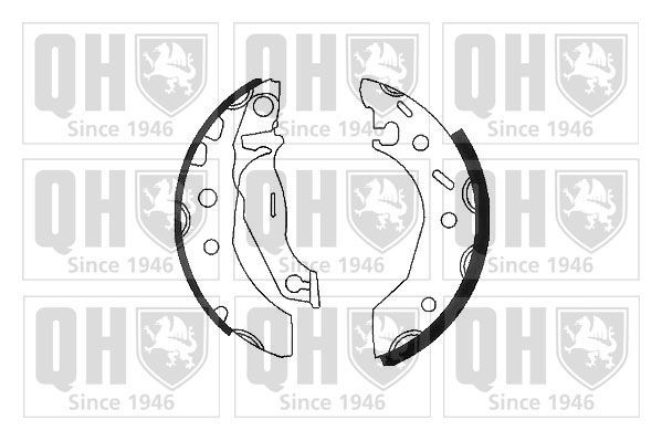 Stabdžių trinkelių komplektas QUINTON HAZELL BS933