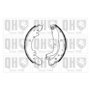 Stabdžių trinkelių komplektas QUINTON HAZELL BS956