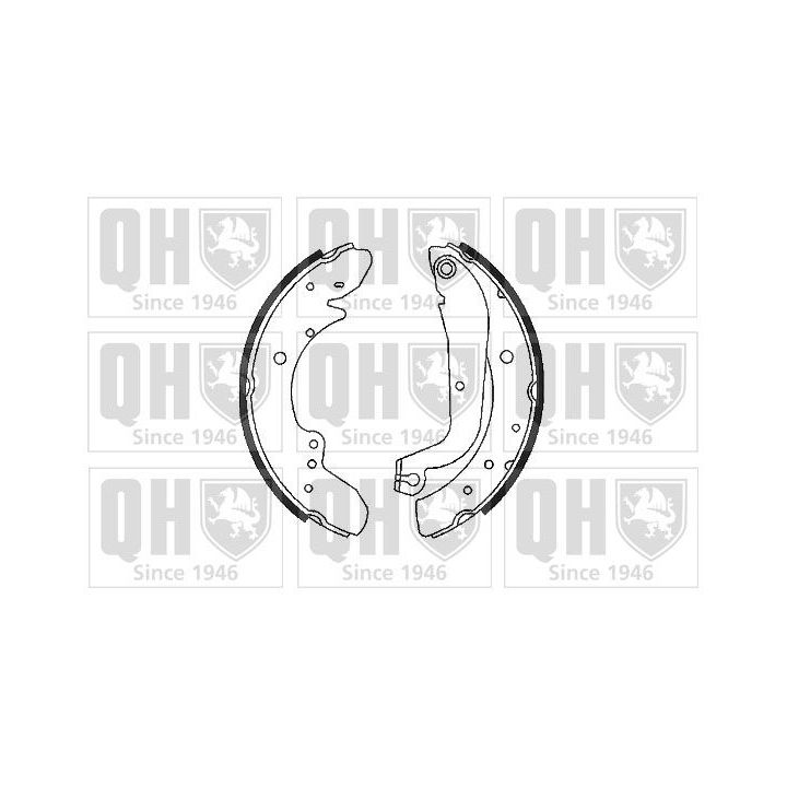 Stabdžių trinkelių komplektas QUINTON HAZELL BS956